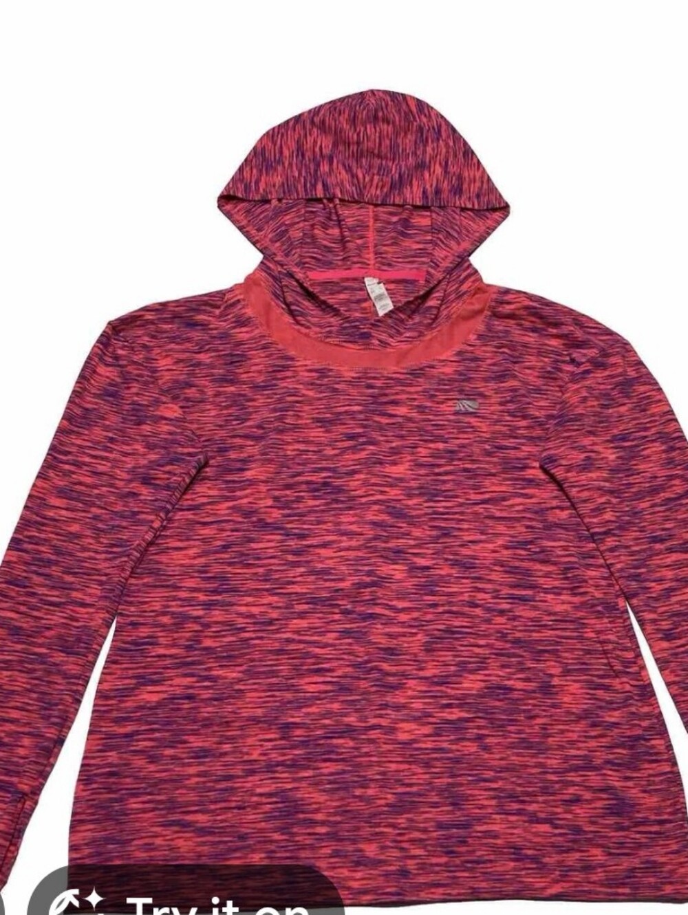 Marika Pink and Coral Space-Dye Active Top